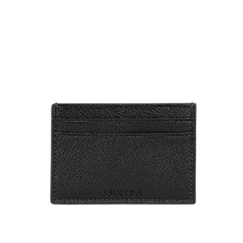 Black Textured Card Holder | The Colvin