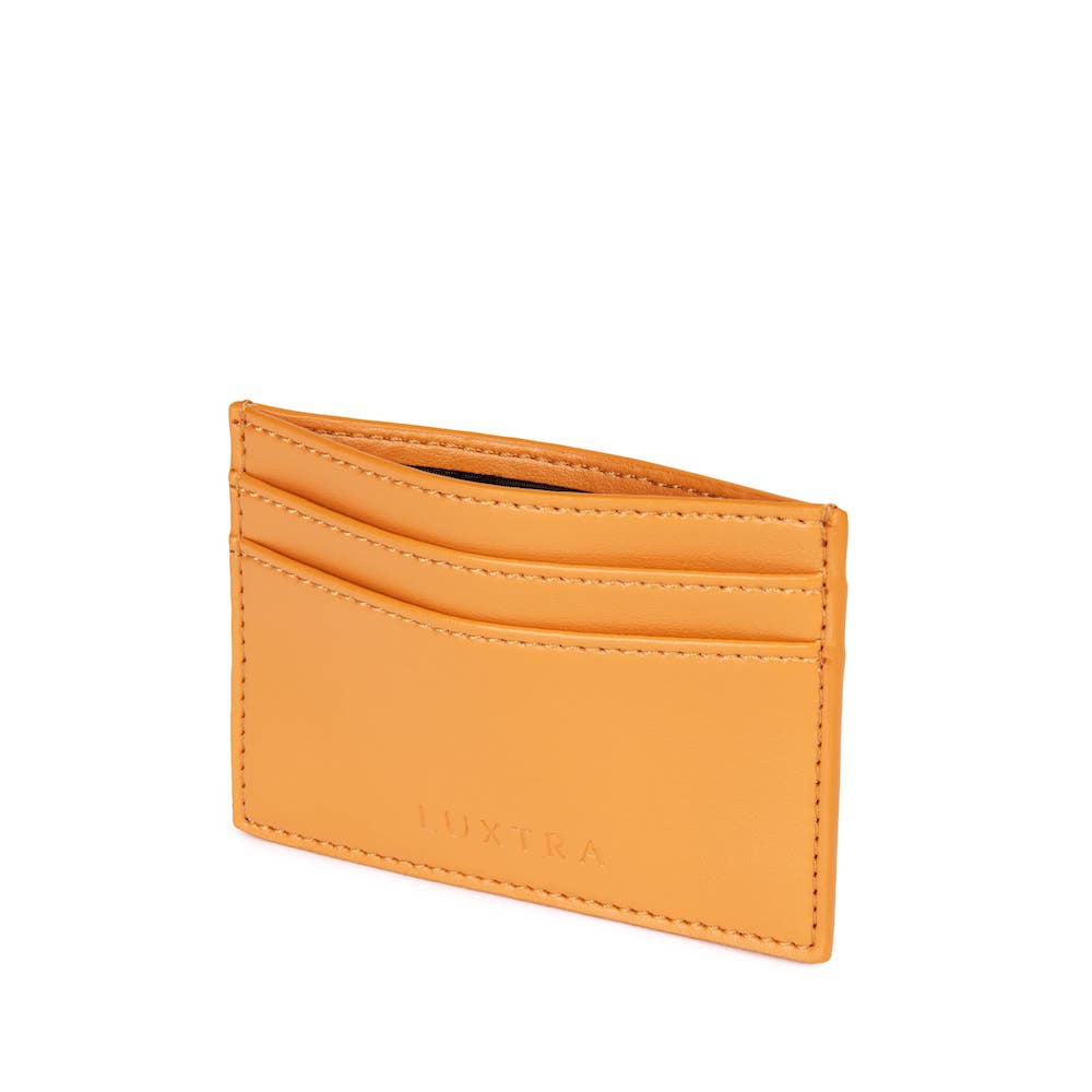 Pumpkin Smooth Vegan Card Holder | The Colvin
