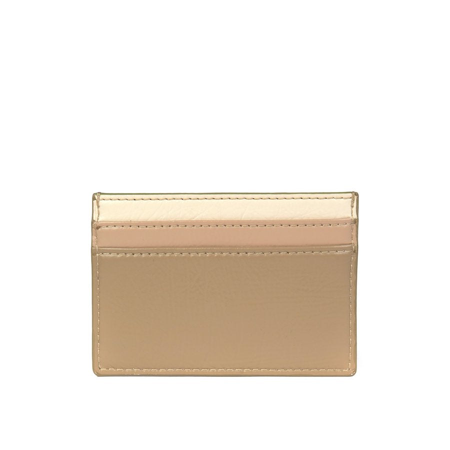 Cream Tricolour Vegan Card Holder | The Colvin