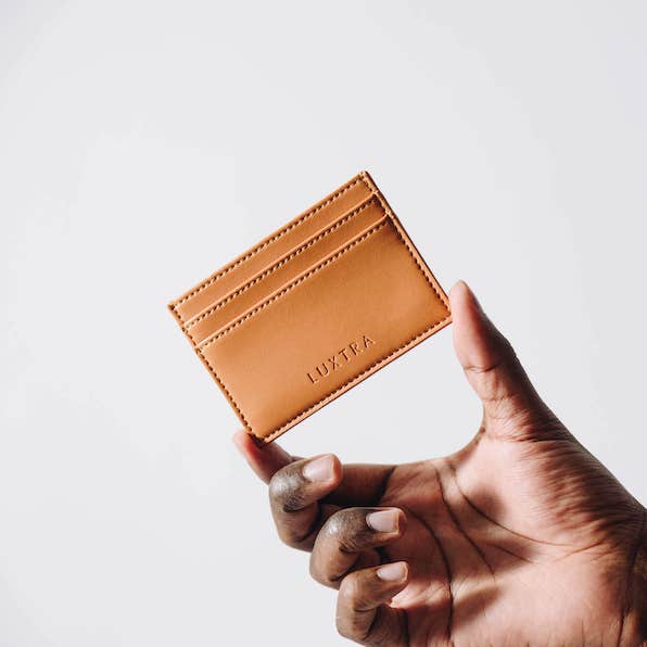 Pumpkin Smooth Vegan Card Holder | The Colvin