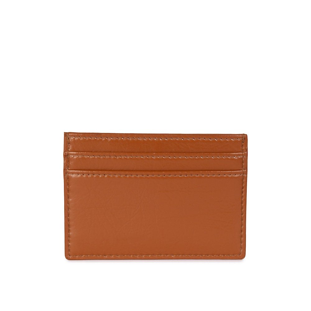 Tan Brown Vegan Card Holder | The Colvin