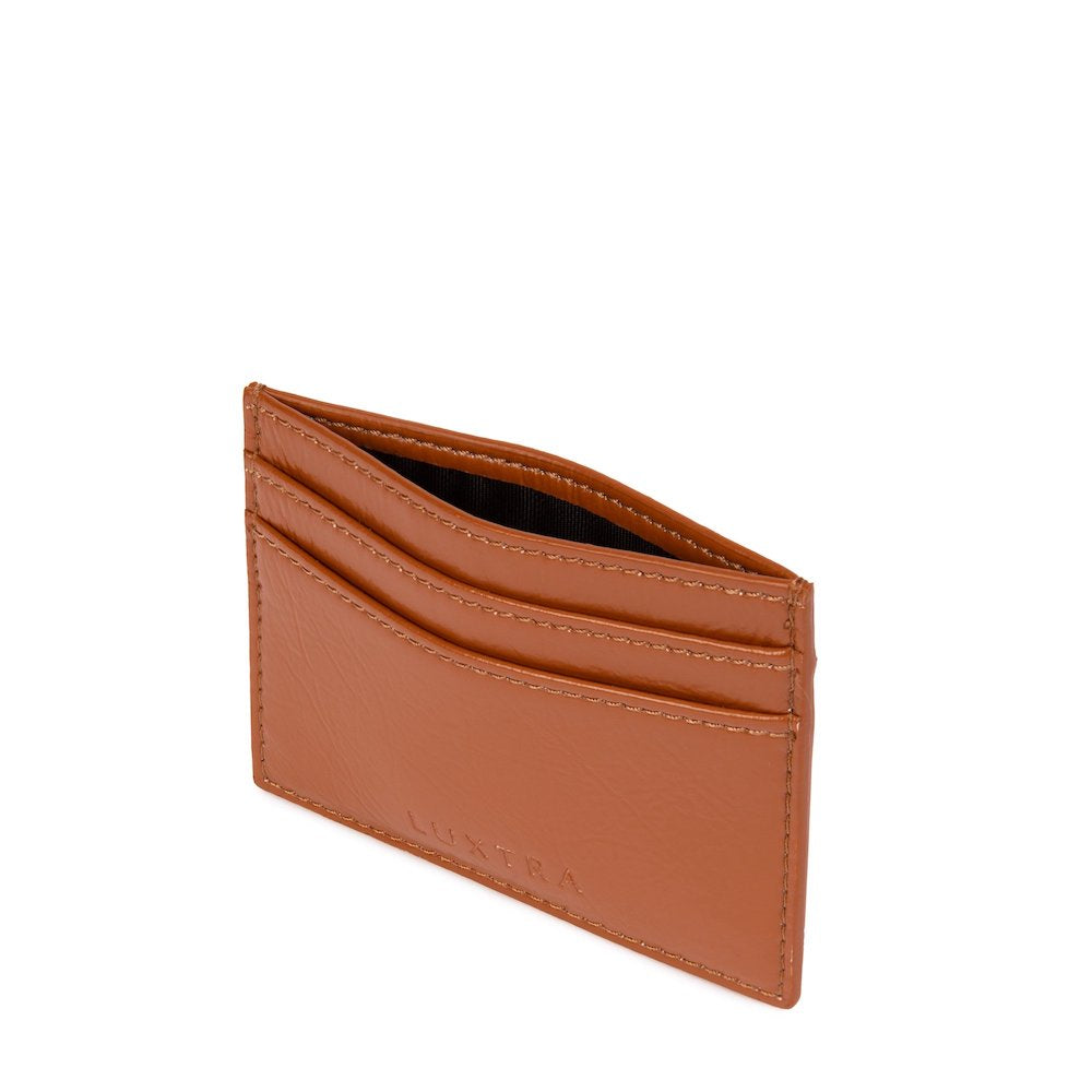 Tan Brown Vegan Card Holder | The Colvin