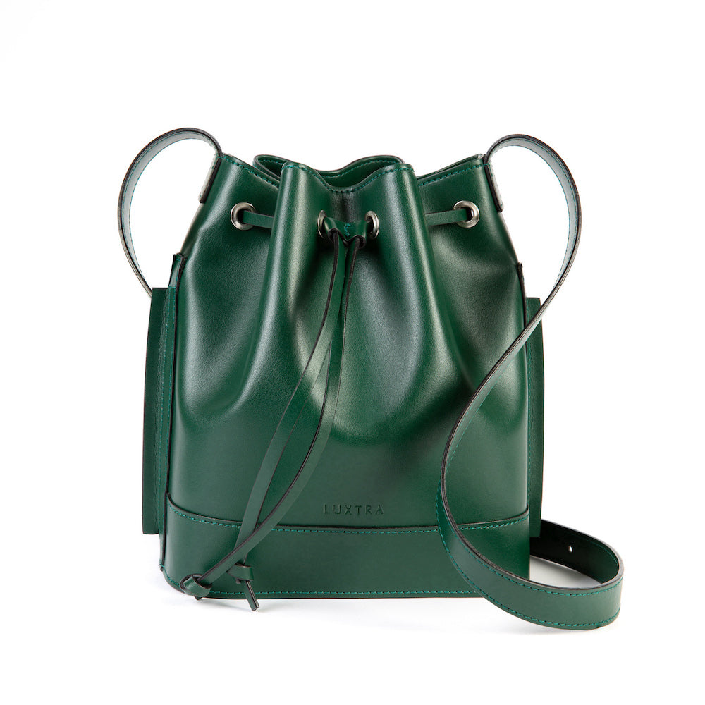 Ivy Green Bucket Bag | The Daphne