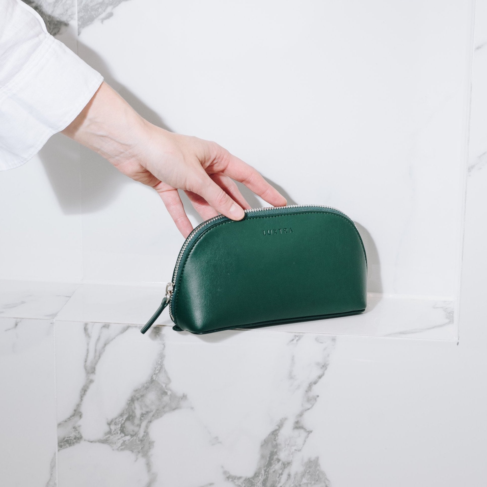 Ivy Green Toiletries Case | The Ava